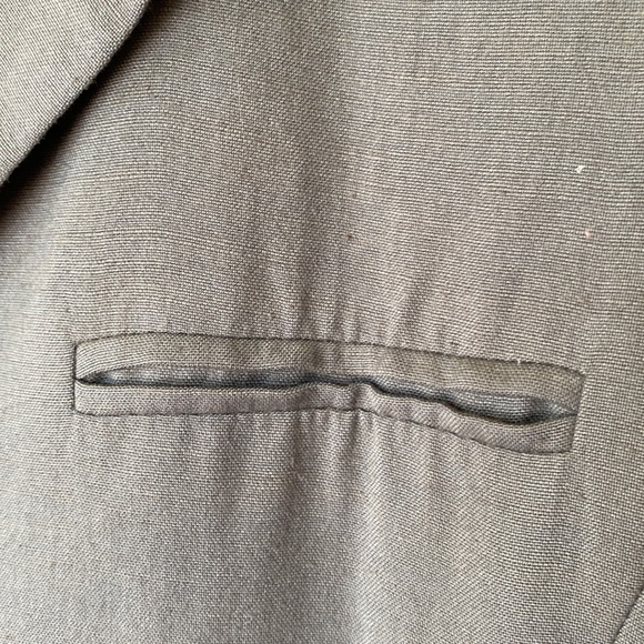 Vintage Evan Picone sage green linen blend blazer - Picture 10 of 15
